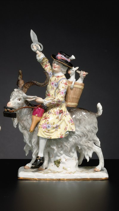 Figura di Meissen del sarto gallese, fine XIX / XX secolo da Johann Joachim (after) Kändler