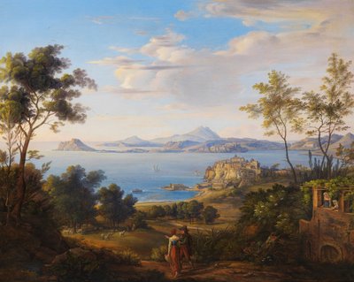 Johann Joachim Faber La baia di Pozzuoli presso Napoli 1829 da Johann Joachim Faber
