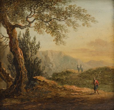 Paesaggio montano da Johann Josef Schindler