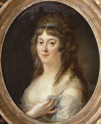 Ritratto di Madame Roland 1754-1793, 1792 da Johann Julius Heinsius
