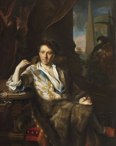 Ritratto del pittore Charles Bruni da Johann Kupetzky