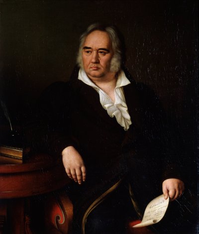 Ritratto del Poeta Ivan A. Krylov da Johann Leberecht Eggink
