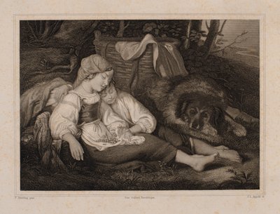 I bambini che dormono da Johann Leonhard Appold