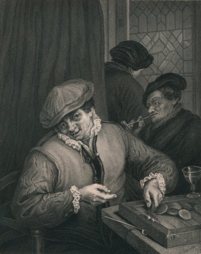 Trictrac, metà XVII secolo, metà XIX secolo da Johann Leonhard Appold