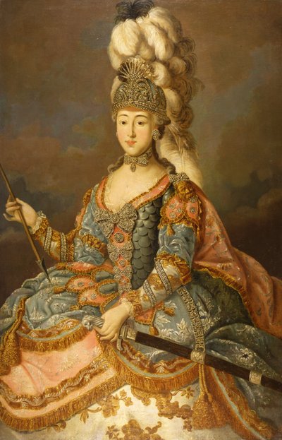 Ritratto della contessa Anna Petrovna Sheremetyeva 1744-1768, 1769 da Johann Ligotsky