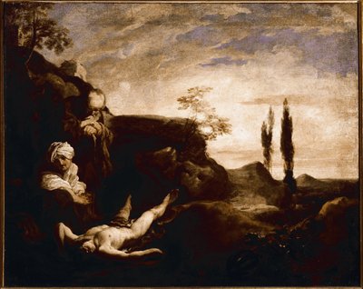 Abele piange dai suoi genitori da Johann Liss