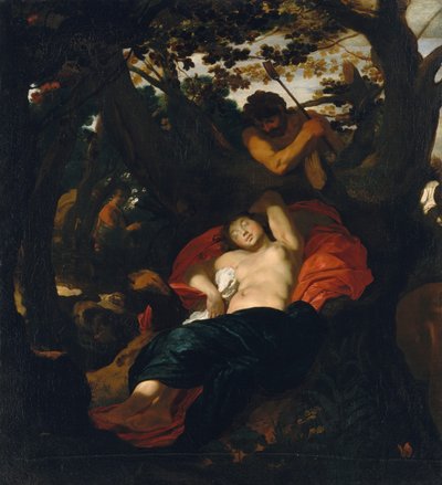 Ninfa e pastore da Johann Liss