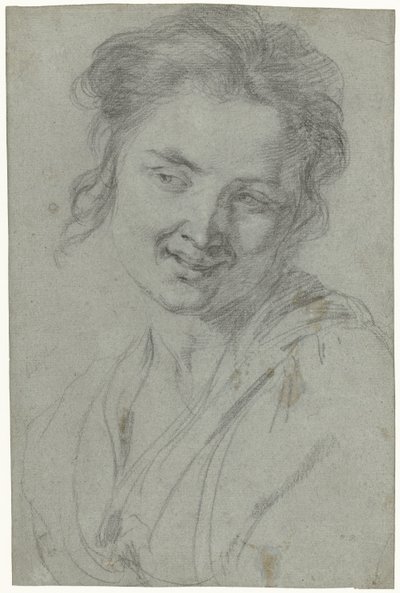 Studio di una donna che ride da Johann Liss