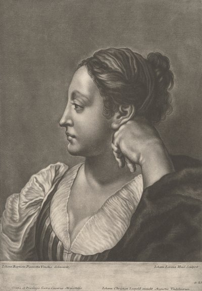 La giovane cabarettista da Johann Lorenz Haid