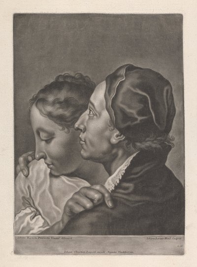 Ritratto di un uomo e una donna da Johann Lorenz Haid
