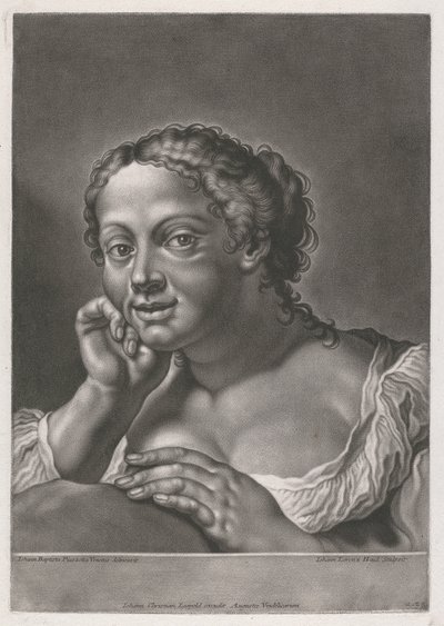 Ritratto di una donna da Johann Lorenz Haid