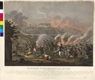 Battaglia di Elchingen il 14 ottobre 1805 da Johann Lorenz Rugendas