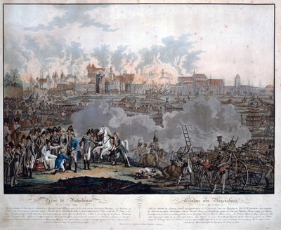 La battaglia di Ratisbona il 23 aprile 1809 da Johann Lorenz Rugendas