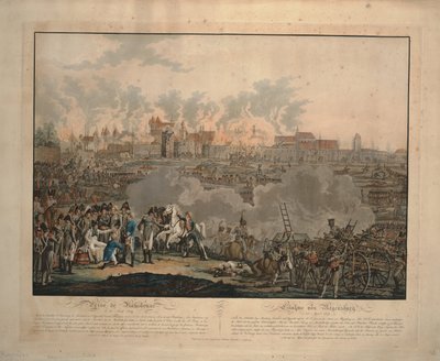 La battaglia di Ratisbona del 23 aprile 1809 da Johann Lorenz Rugendas the Younger