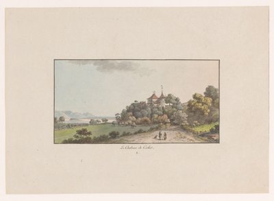 Vista sul Castello di Cerlier a Erlach
Le Chateau de Cerlier (titolo sull