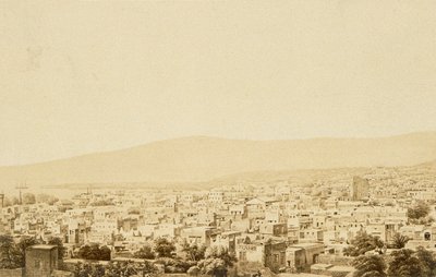 Beirut. Incisione di Bernatz et alii - Steinkopk J.F. Editore da Johann Martin Bernatz
