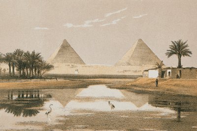 Le Piramidi di Giza da Johann Martin Bernatz