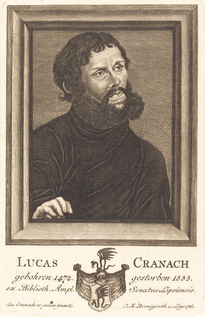 Lucas Cranach da Johann Martin Bernigeroth