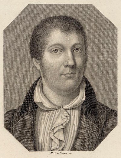 Ritratto del violinista e compositore Louis Spohr 1784-1859, 1820 da Johann Martin Esslinger
