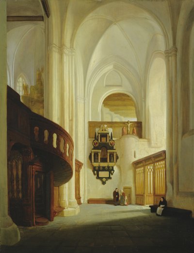 Interno della Chiesa di San Nicola, 1831 da Johann Martin Gensler