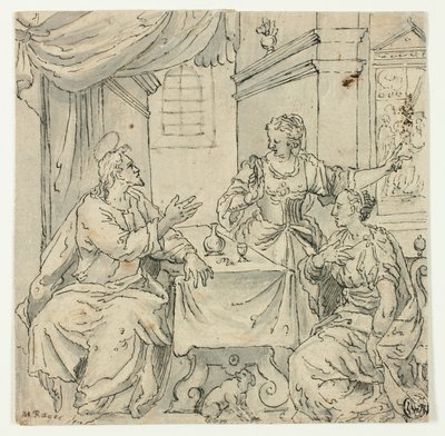 Cristo alla Tavola di Maria e Marta da Johann Mathias Kager