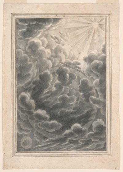 Studio per La creazione della luce, Tavola 3, Physica Sacra da Johann Melchior Füssli