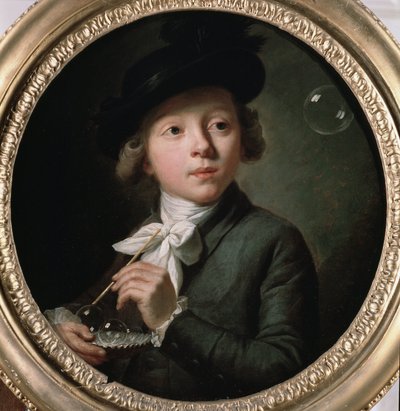 Bolle di sapone o ritratto di J. A. Laurens da Johann Melchior Joseph Wyrsch or Wursch