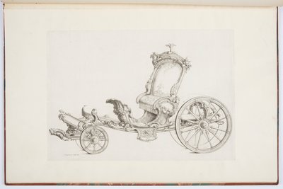 Progetto per un cabriolet da Johann Michael Hoppenhaupt II