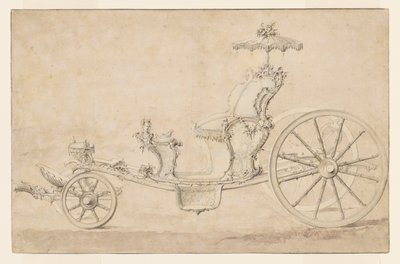 Progetto per un cabriolet da Johann Michael Hoppenhaupt II