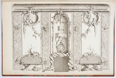 Progetto per uno schermo da Johann Michael Hoppenhaupt II