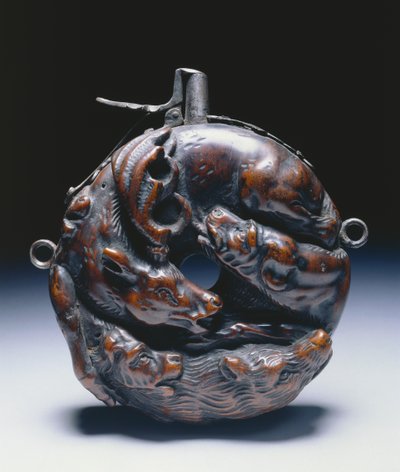 Fiaschetta da polvere, c.1680 da Johann Michael Maucher