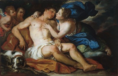 Diana ed Endimione, c.1690-95 da Johann Michael Rottmayr