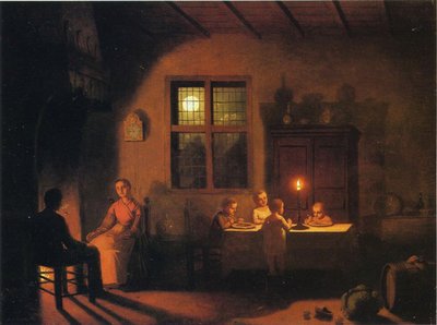 Sera a casa, 1867 da Johann Mongels Culverhouse