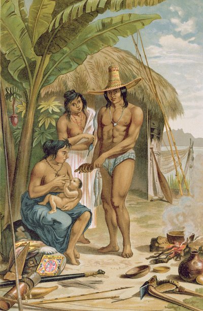 Famiglia indiana in Brasile orientale, da 