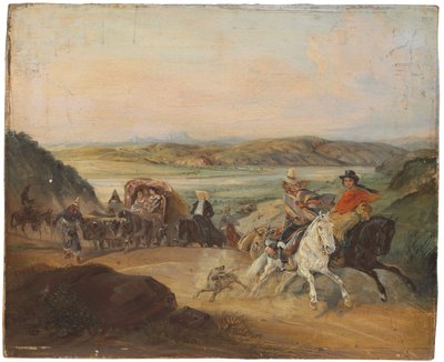 La strada da Santiago a Valparaiso da Johann Moritz Rugendas