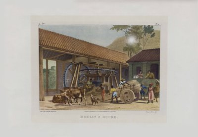 Il mulino da zucchero. Da Malerische Reise in Brasilien, 1830-1835 da Johann Moritz Rugendas