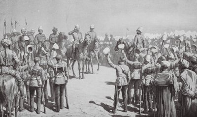 Contingente australiano che lascia Suakin da Johann Nepomuk (after) Schonberg