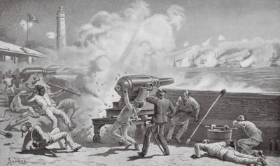 Il bombardamento di Alessandria da Johann Nepomuk (after) Schonberg