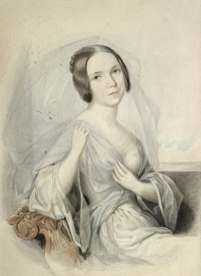 Ritratto di Henriette Gertrude Sontag (1806-54) da Johann Nepomuk Ender