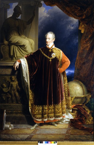 Ritratto del principe Clemens Wenzel Lothar von Metternich (1773-1859), statista e diplomatico austriaco da Johann Nepomuk Ender