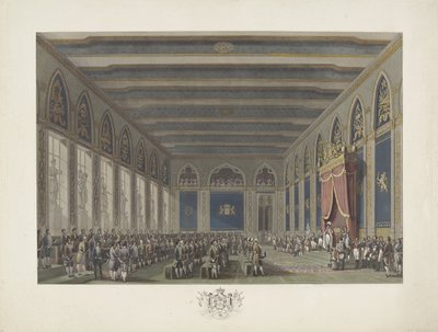 Istituzione degli Stati Generali da parte del re Guglielmo I a Bruxelles il 21 settembre 1815 da Johann Nepomuk Gibèle (possibly)