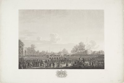 Arrivo del re Guglielmo I a Bruxelles, 1815 da Johann Nepomuk Gibèle