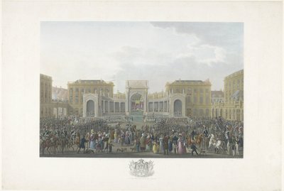 Incoronazione di Guglielmo I a Bruxelles il 21 settembre 1815 da Johann Nepomuk Gibèle