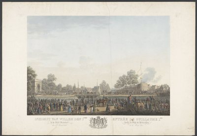Ingresso di Guglielmo I nella città di Bruxelles, 30 marzo 1815 da Johann Nepomuk Gibèle