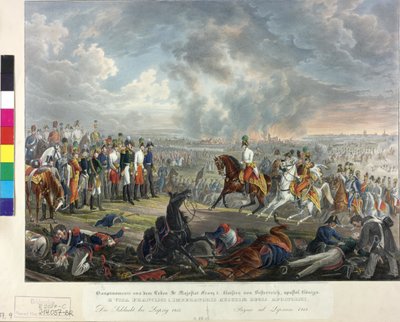 Battaglia delle nazioni a Lipsia 1813 da Johann Nepomuk Hoechle