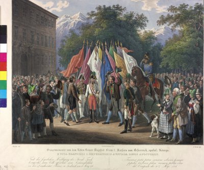 Omaggio ereditario in Tirolo 1816 da Johann Nepomuk Hoechle