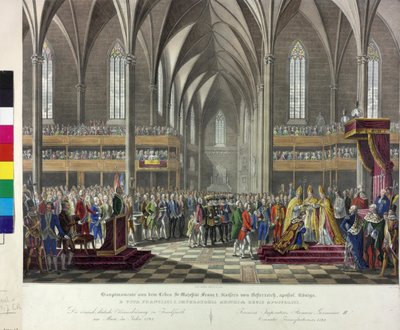Incoronazione imperiale 1792 da Johann Nepomuk Hoechle