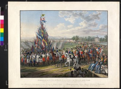 Festa militare nel Prater 1814 da Johann Nepomuk Hoechle
