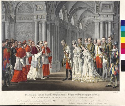 Ricevimento dal Papa 1819 da Johann Nepomuk Hoechle