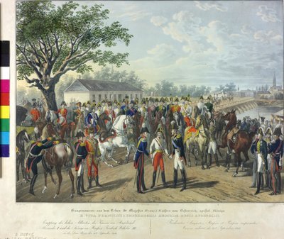 Ricevimento dei monarchi alleati a Vienna 1814 da Johann Nepomuk Hoechle